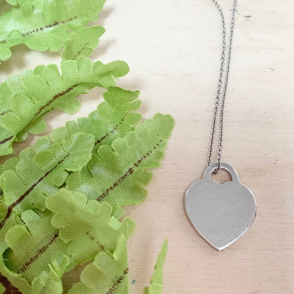 Tiffany Silver Heart Necklace - Picture 4 of 7